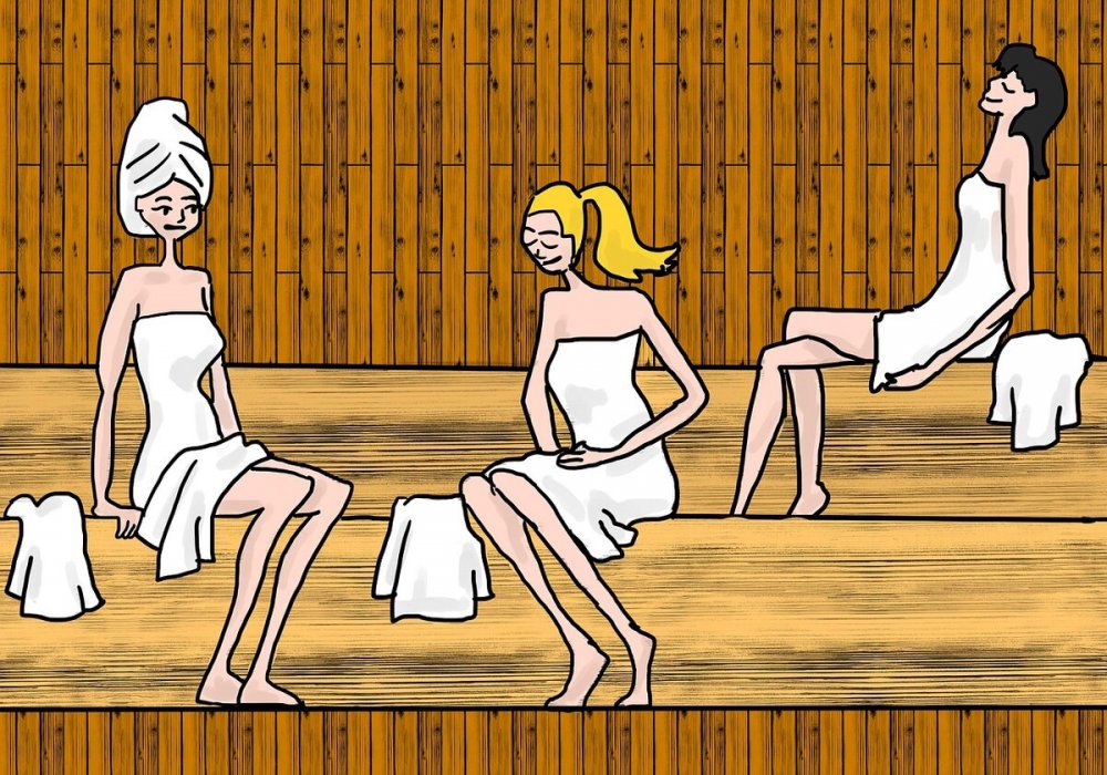 Карикатуры про баню