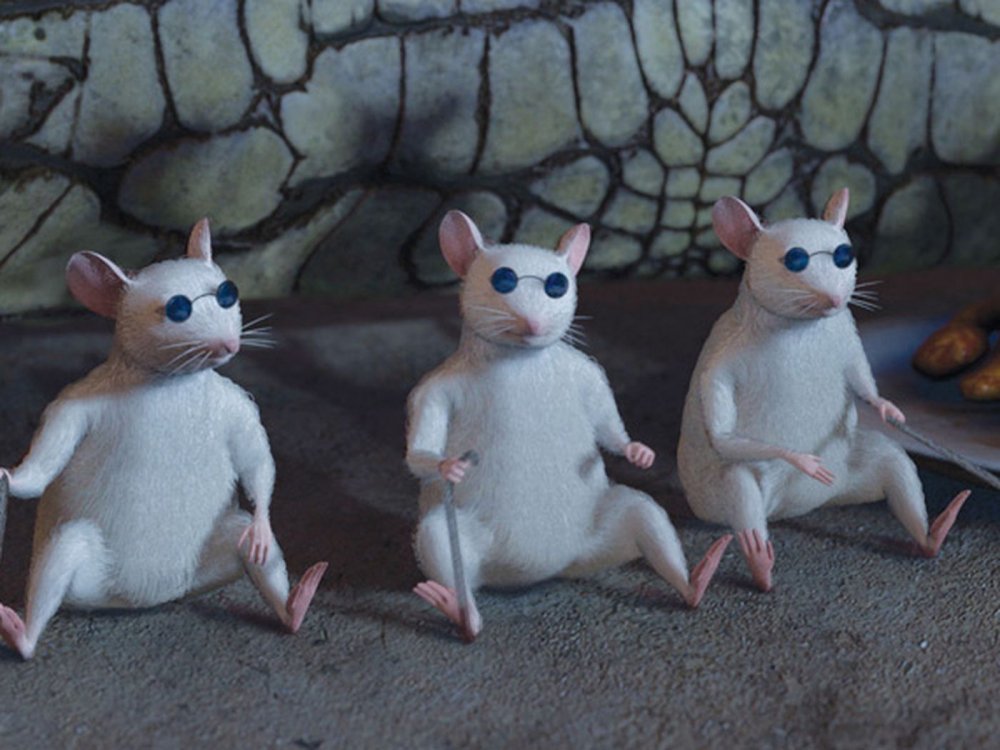 Три слепых мышонка Шрек