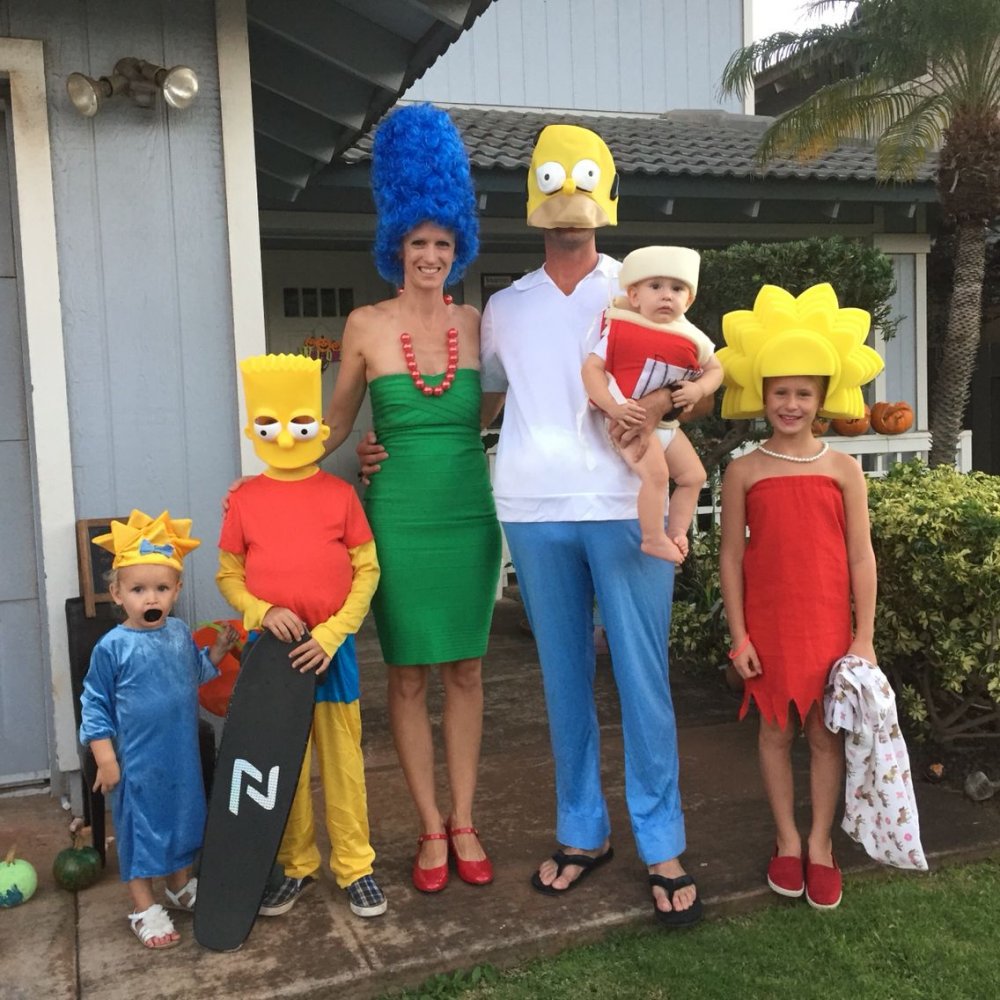 Симпсоны костюм на Хэллоуин