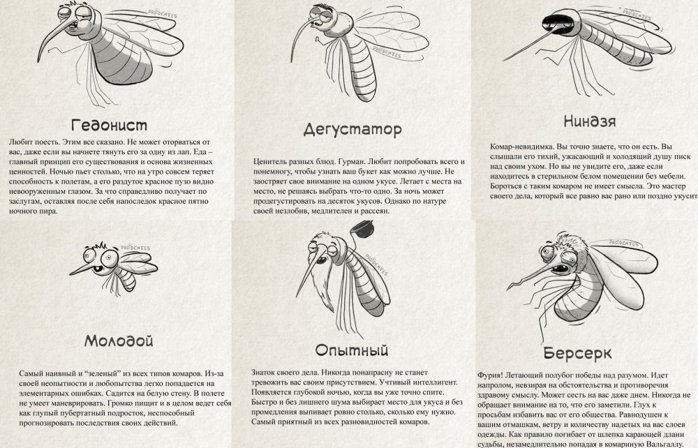 Классификация комаров