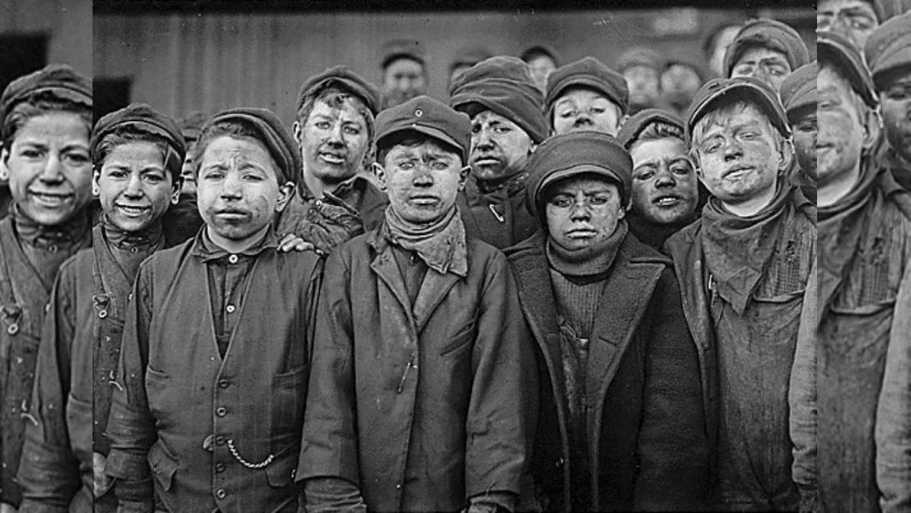 Дети шахтеры в Англии