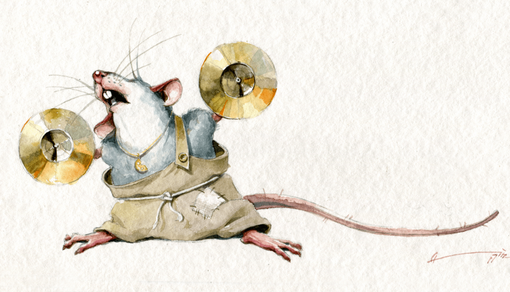 Иллюстратор Борис Лукин крысы