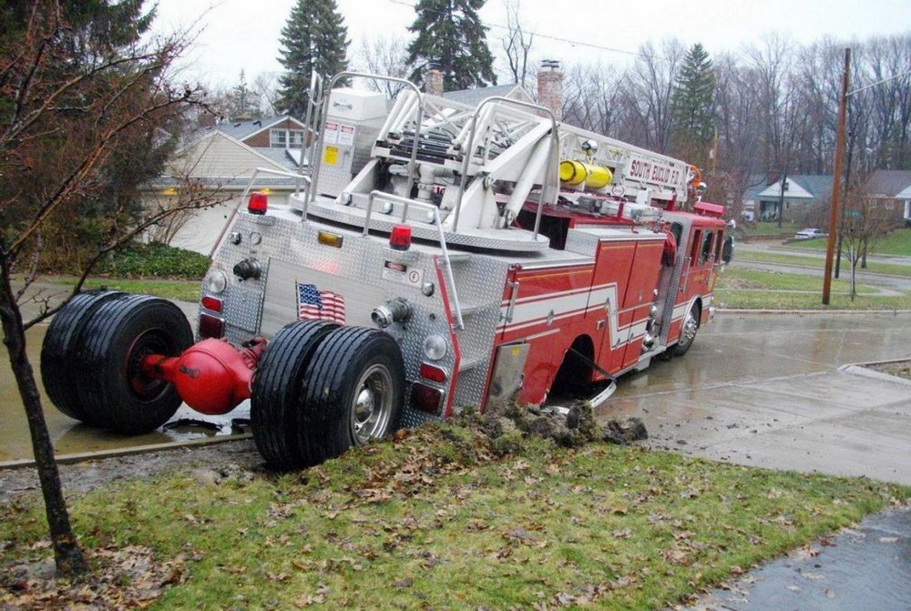 Пожарная машина прикол