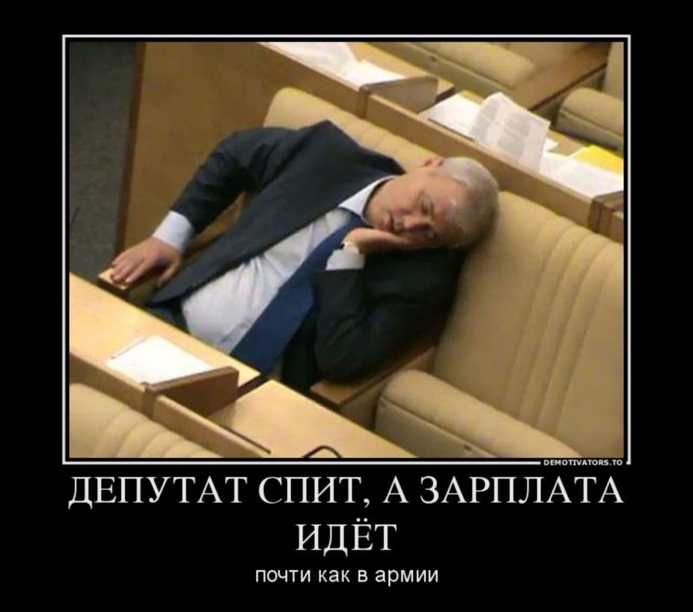 Депутаты спят