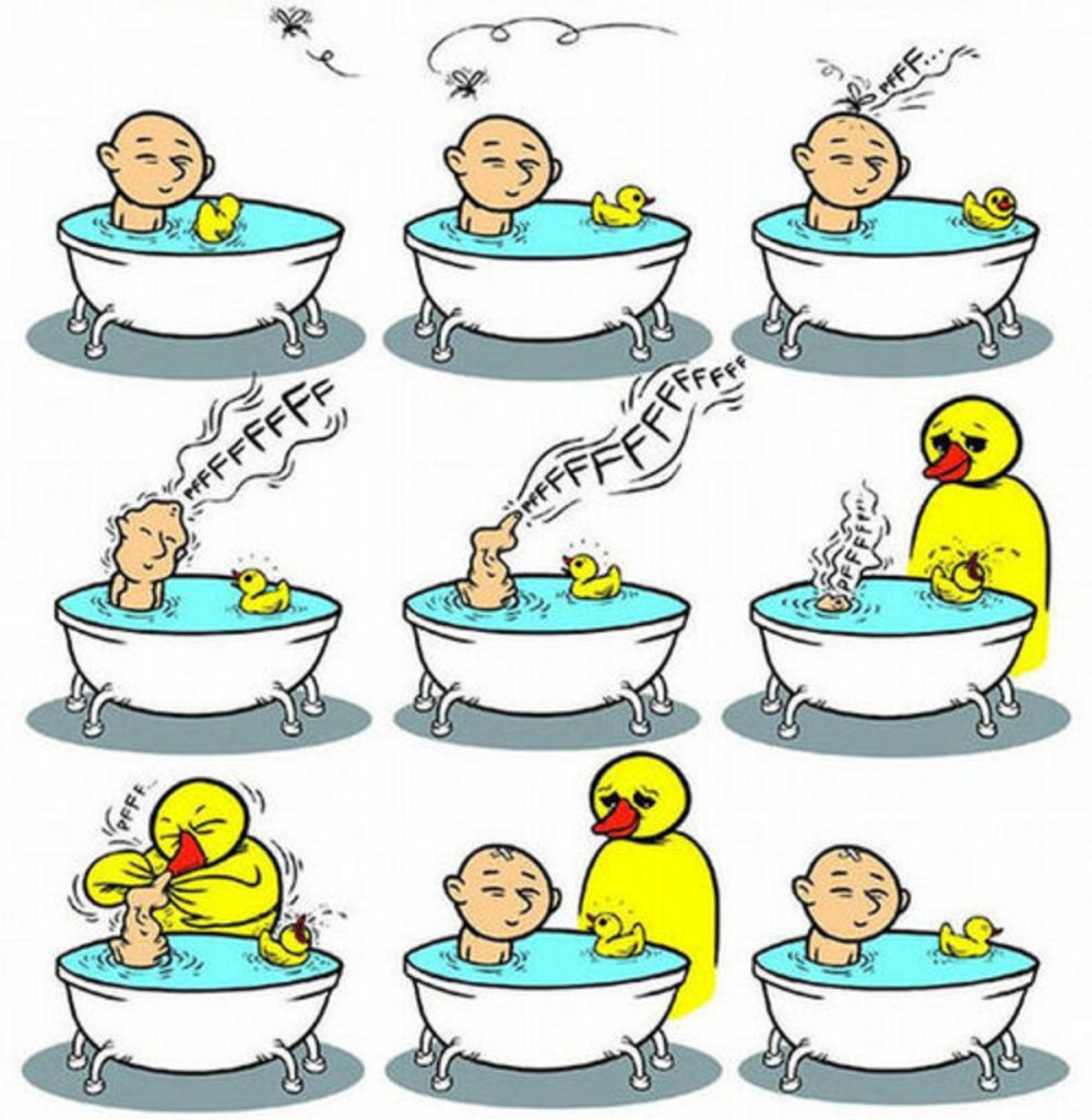 Приколы про купание в ванной