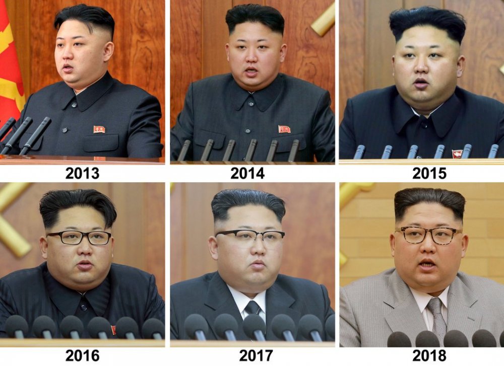 Ким Чен Ын худой в молодости