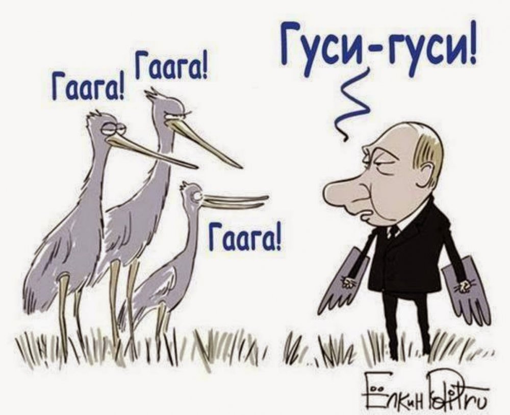 Путин и Журавли