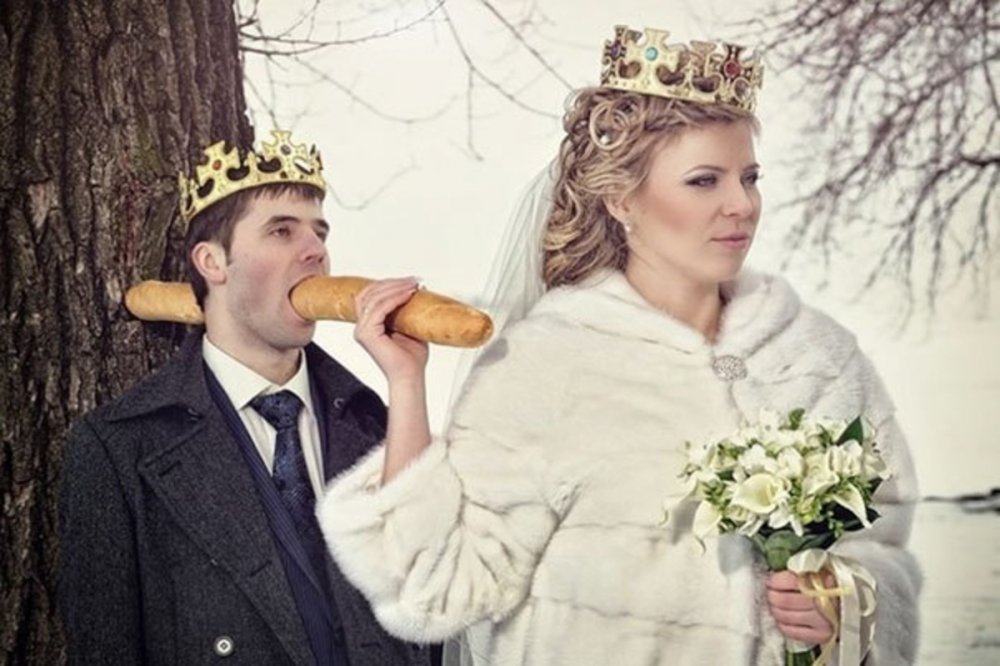 Смешные Свадебные фотосессии