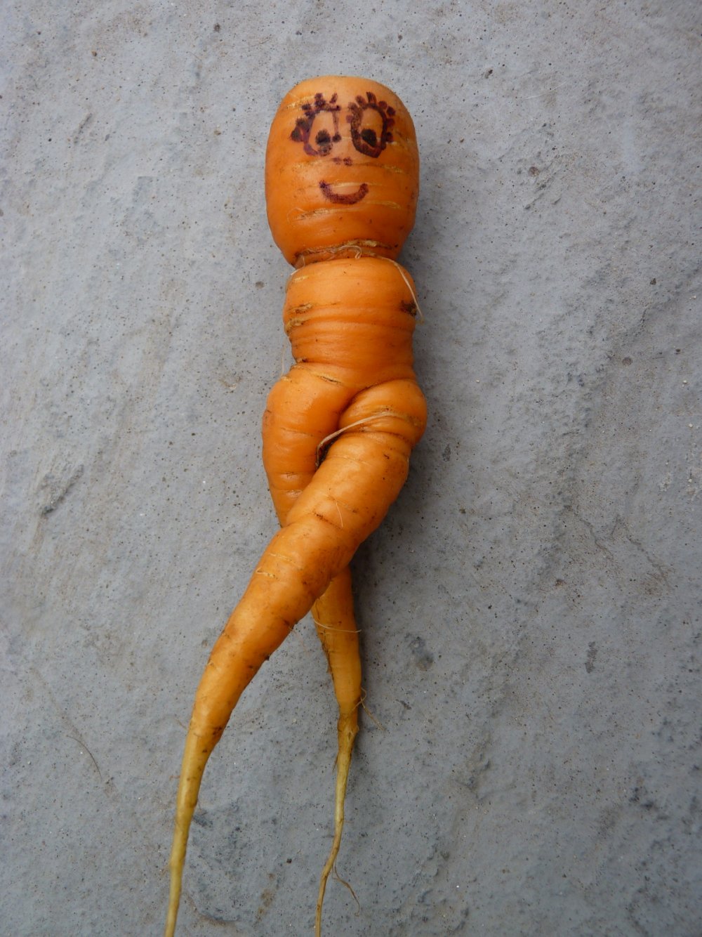 Смешная морковь