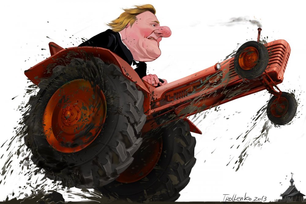 Смешной трактор