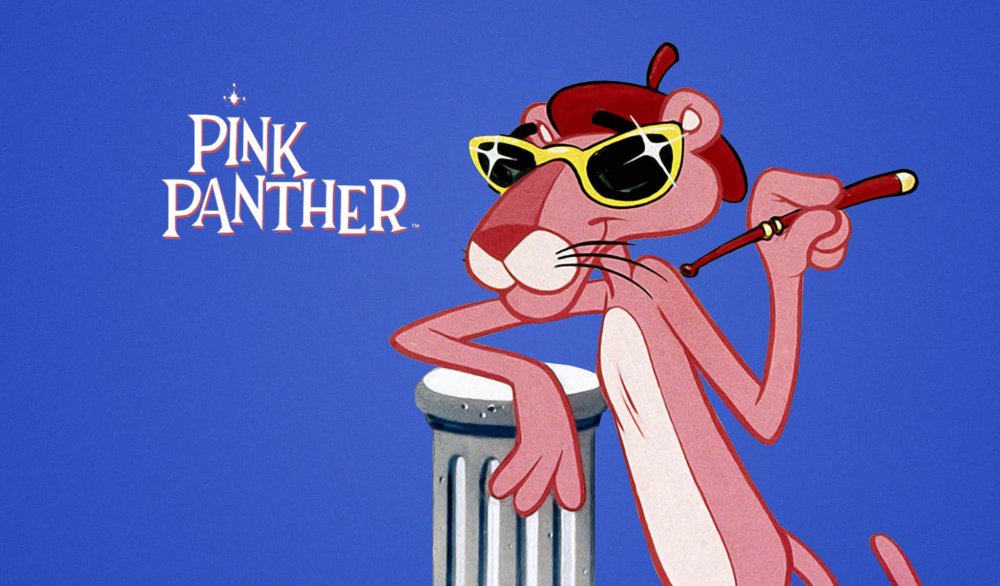 Розовая пантера с сигаретой