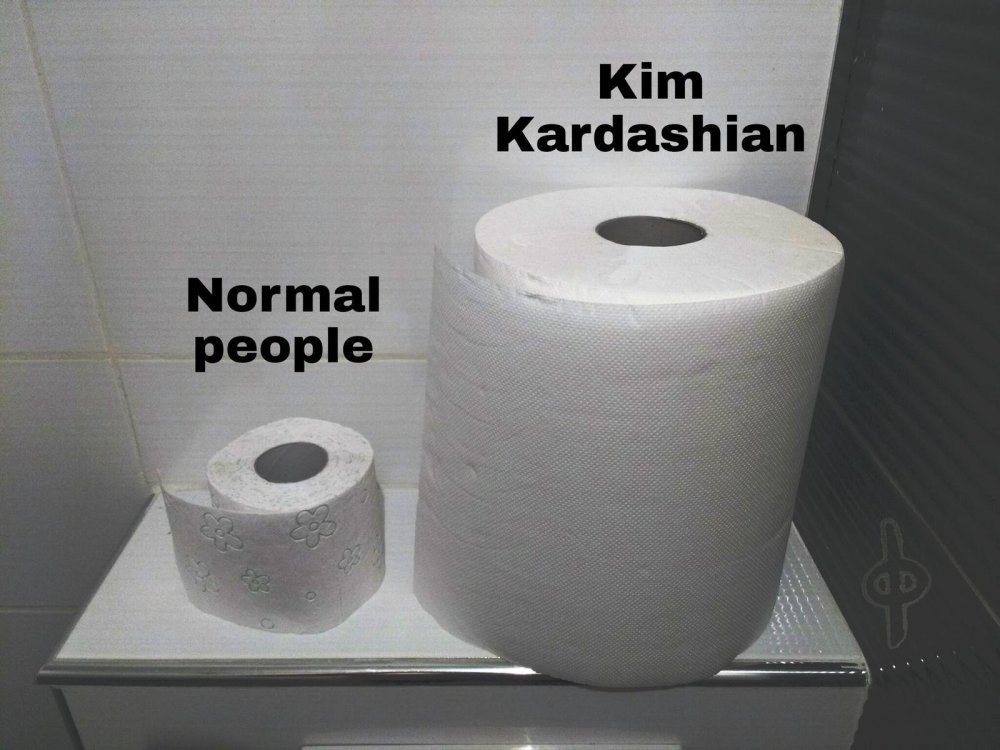 Туалетная бумага Ким Кардашьян