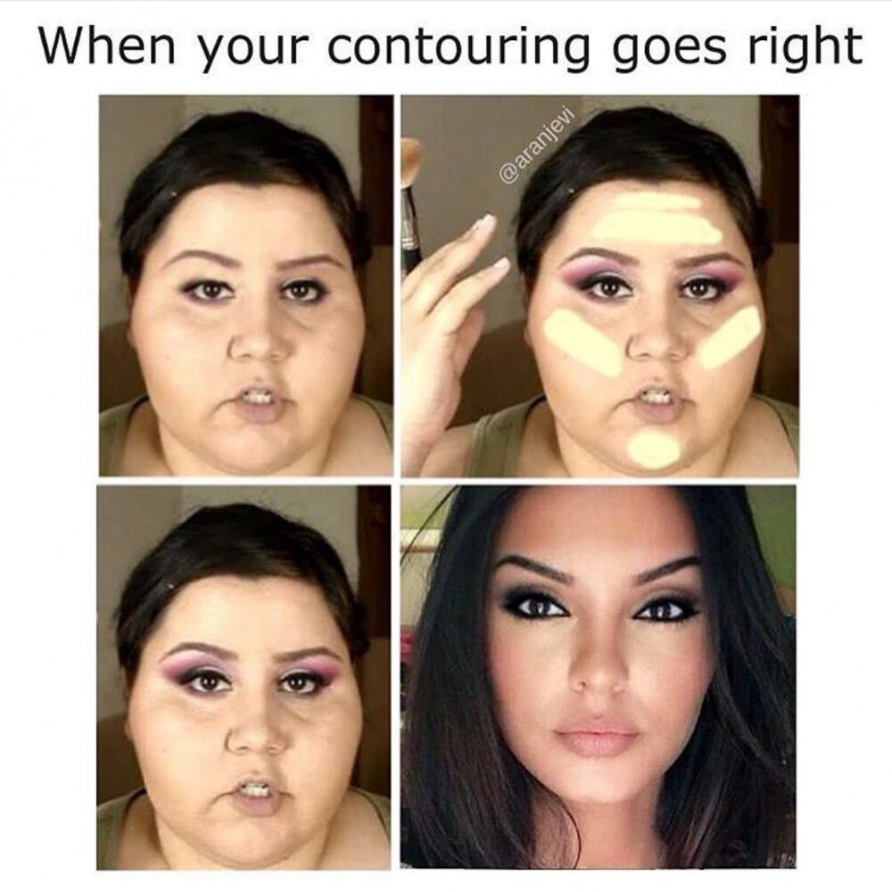 Мемы про макияж