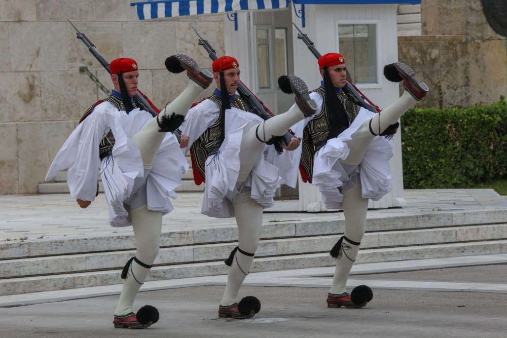 Эвзоны Греческая гвардия