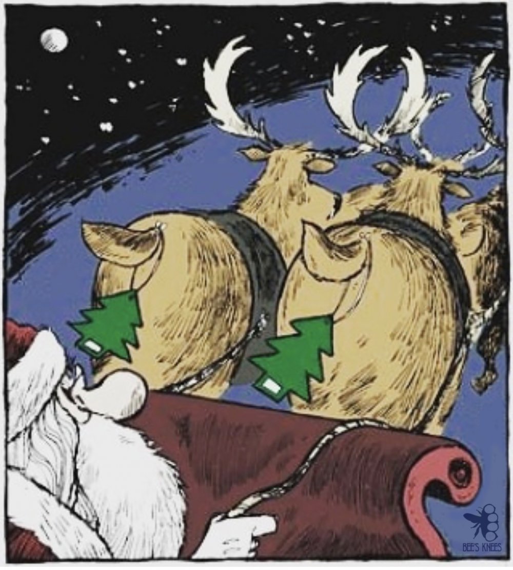 Рождественские карикатуры