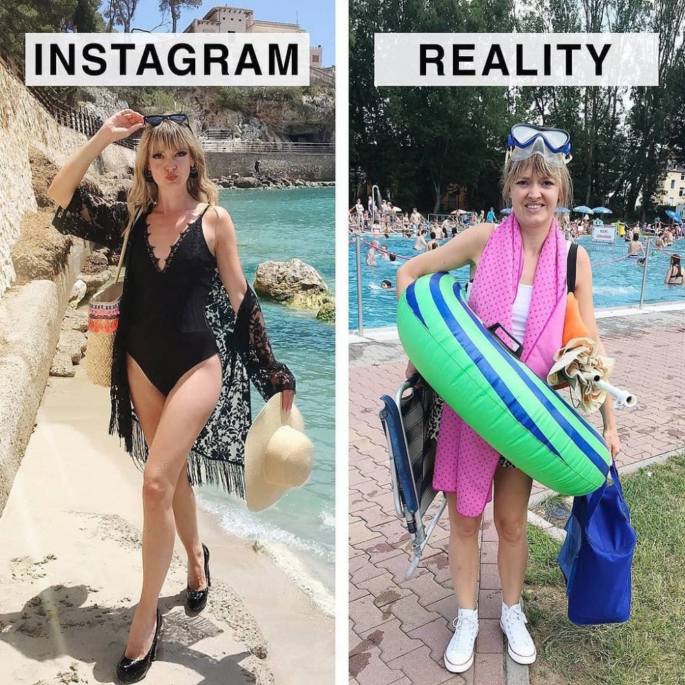 Инстаграм vs реальность