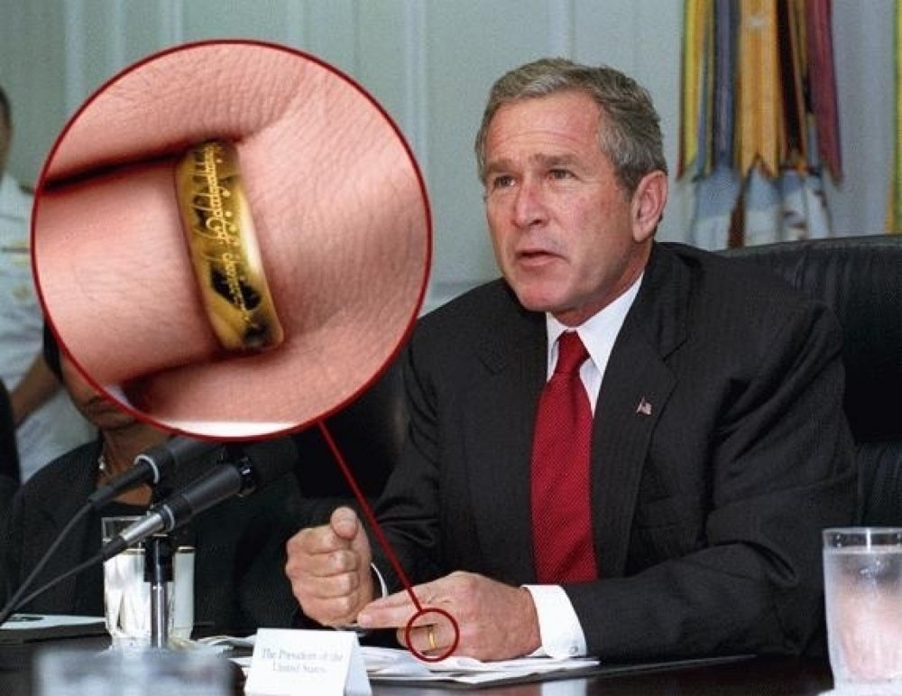Джордж Буш младший рептилоид