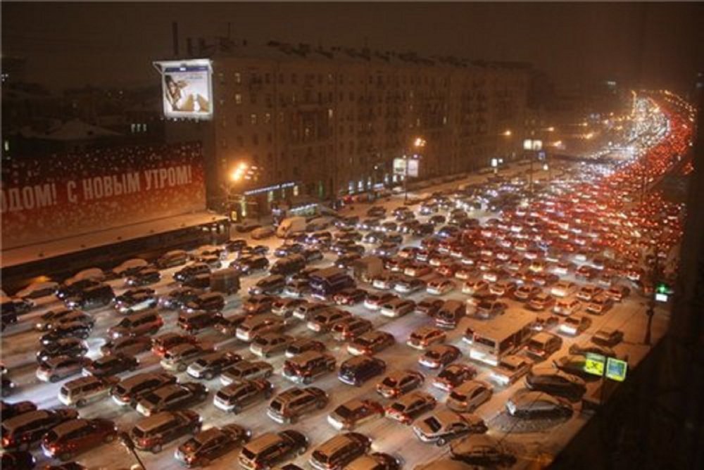 Пробки в Москве