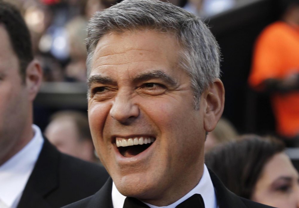 Джордж Клуни без зубов