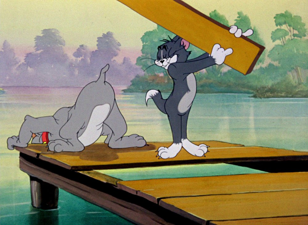 Том и Джерри на рыбалке мультфильм 1947
