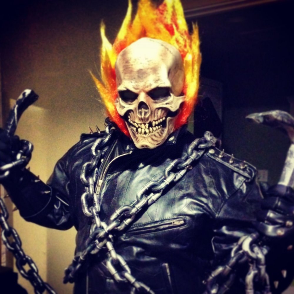Призрачный гонщик костюм на Хэллоуин