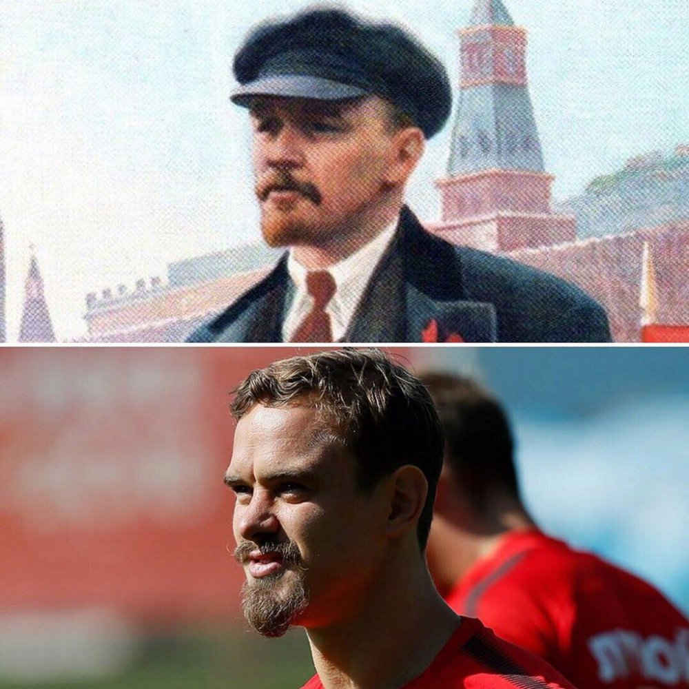Ещенко Андрей футболист похож на Ленина