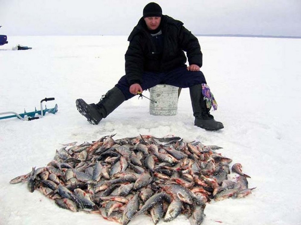 Зимняя рыбалка демотиватор