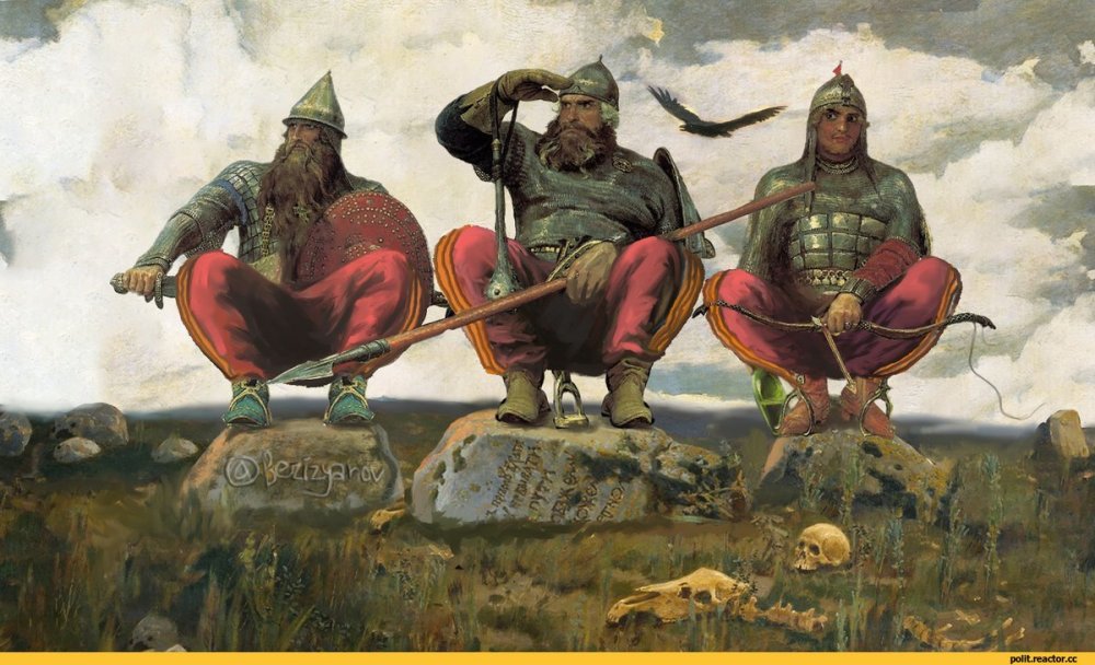 Картины русских богатырей