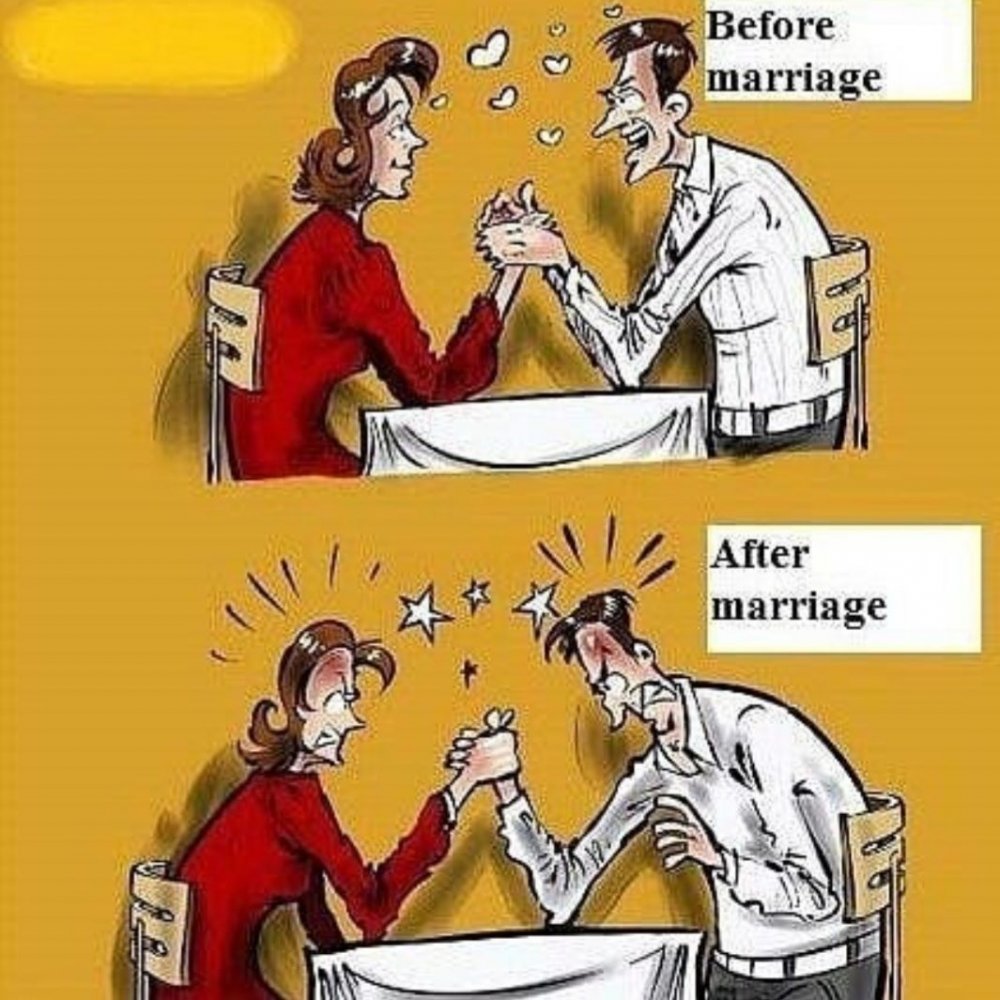 До и после свадьбы смешные картинки