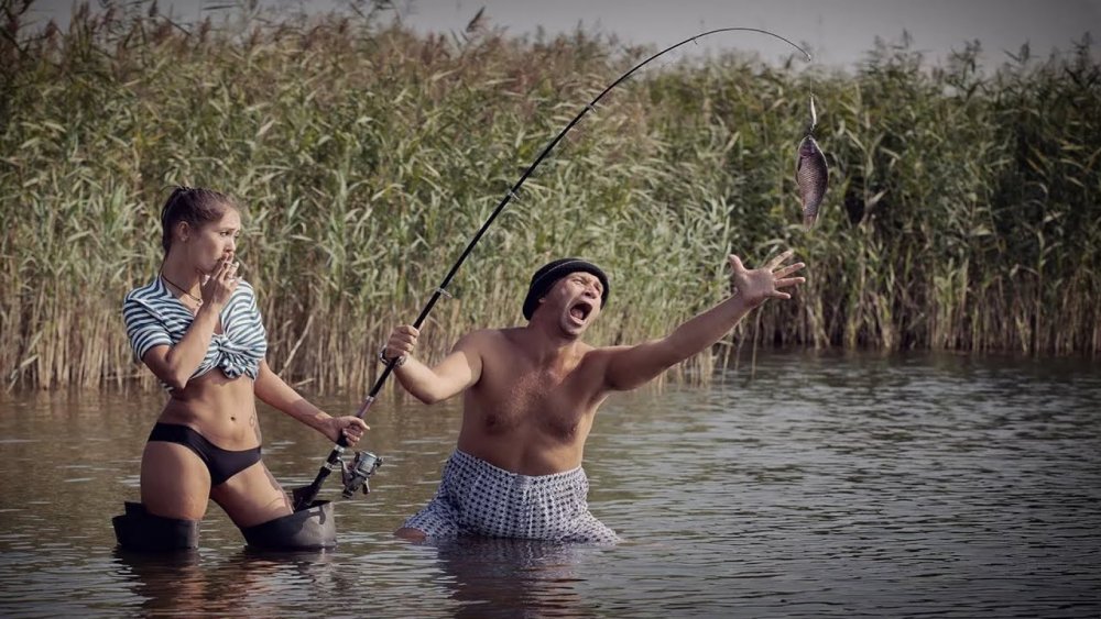 Смешные моменты на рыбалке