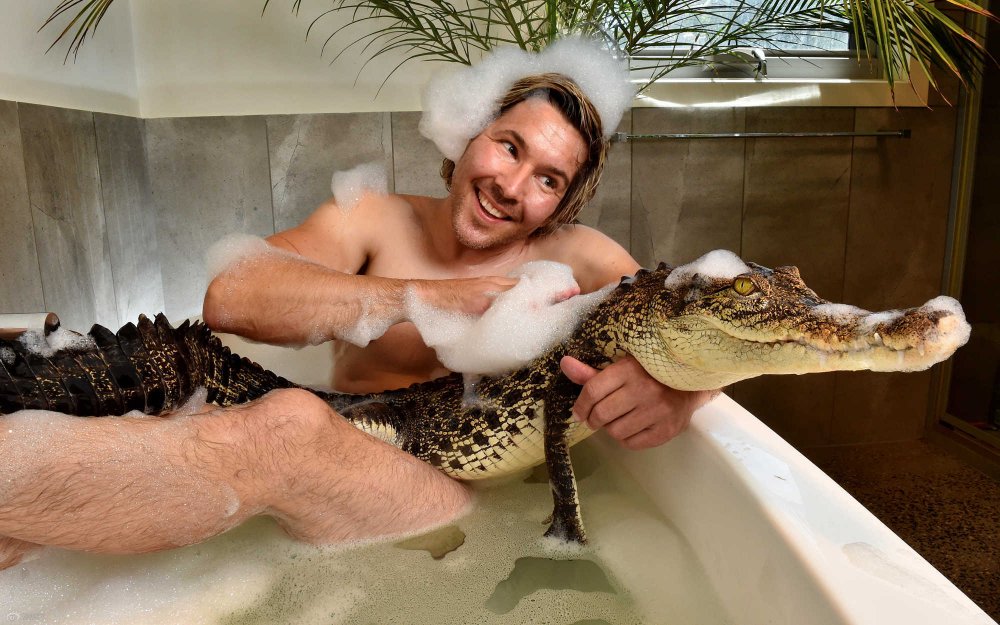 Крокодильчик в ванне