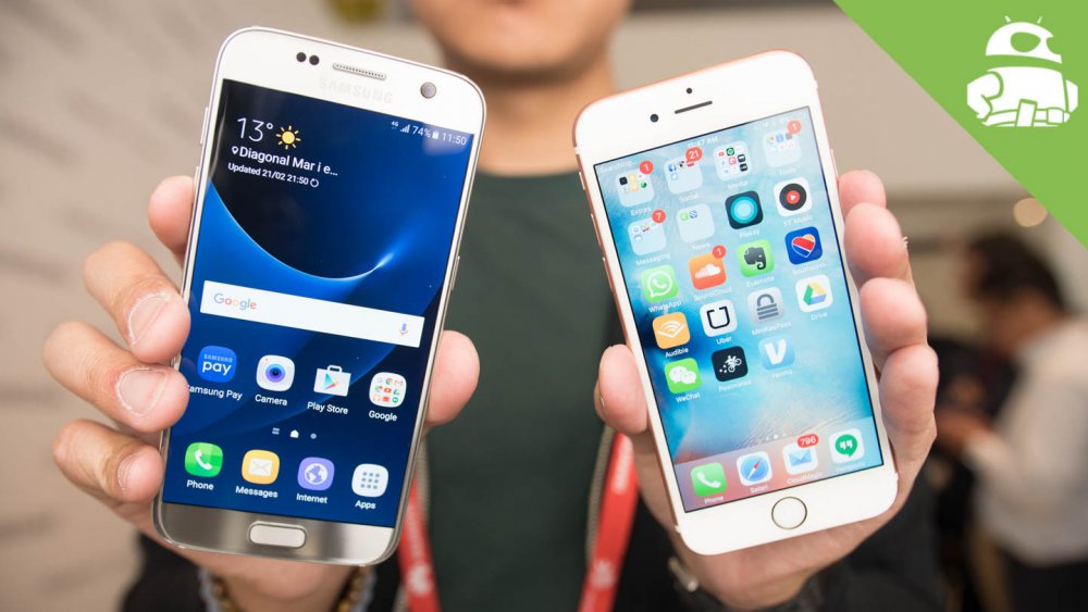 Samsung Galaxy s7 vs iphone 6s