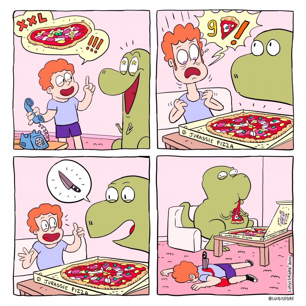Комиксы про еду