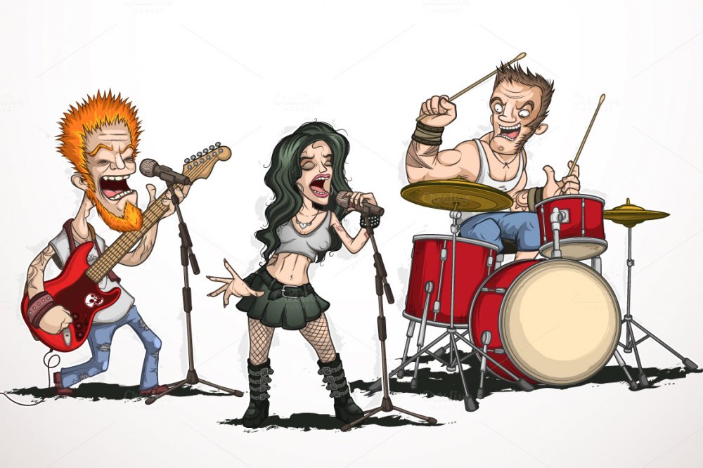 Мультяшные рок группы