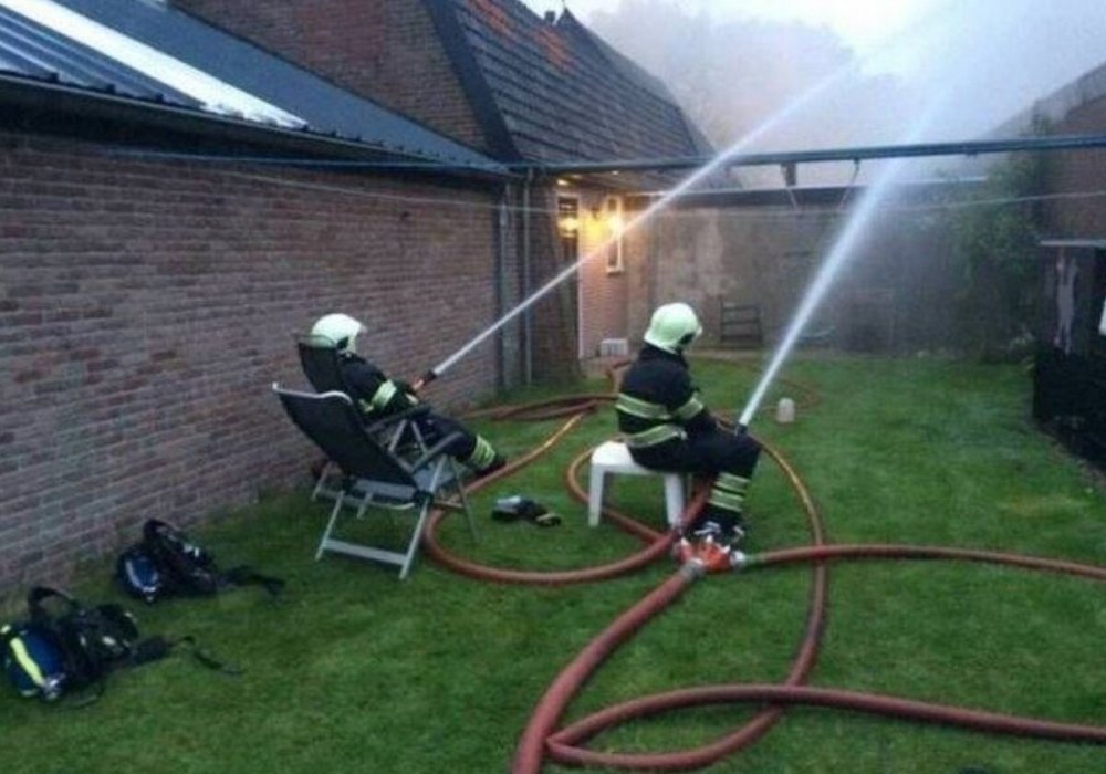 Пожарные приколы