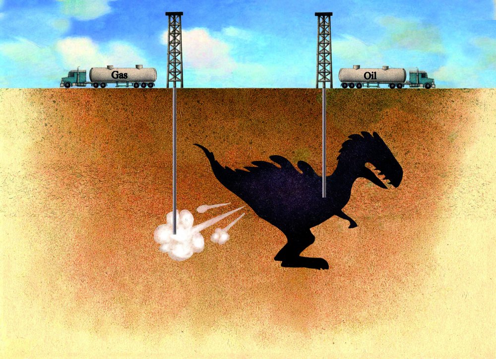 Нефть ГАЗ динозавр