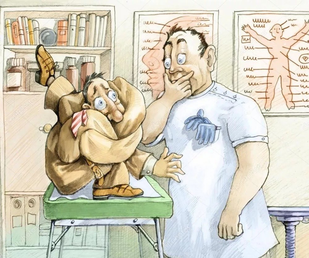 Смешные карикатуры про массаж