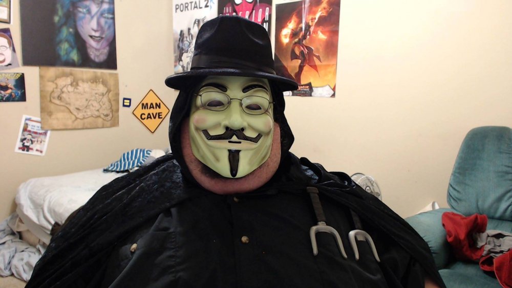 Смешная маска Анонимуса