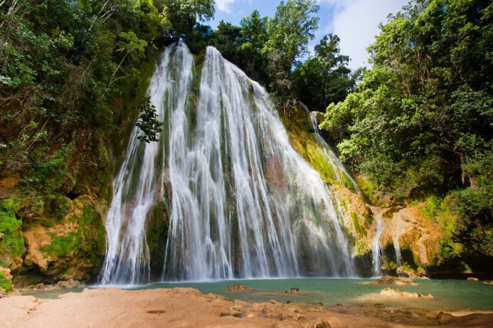 Водопад Эль-лимон, полуостров самана, Доминикана