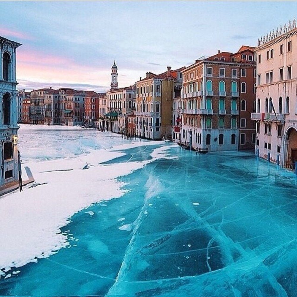 Венеция Италия зимой