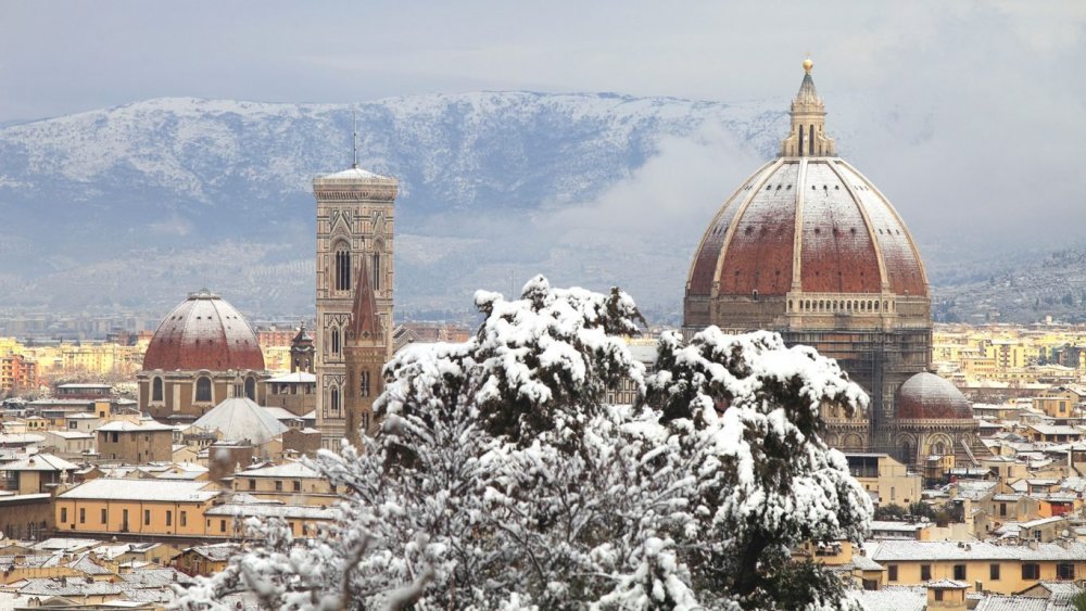 Тоскана Верона Италия зимой