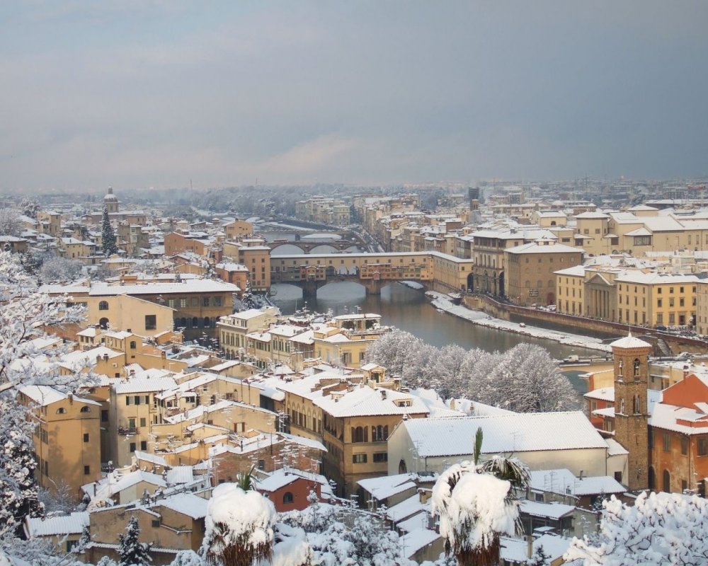 Флоренция зима