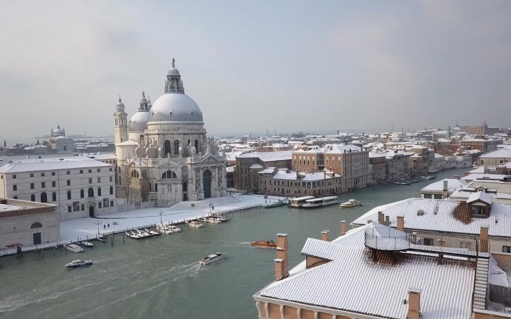 Италия Венеция зима