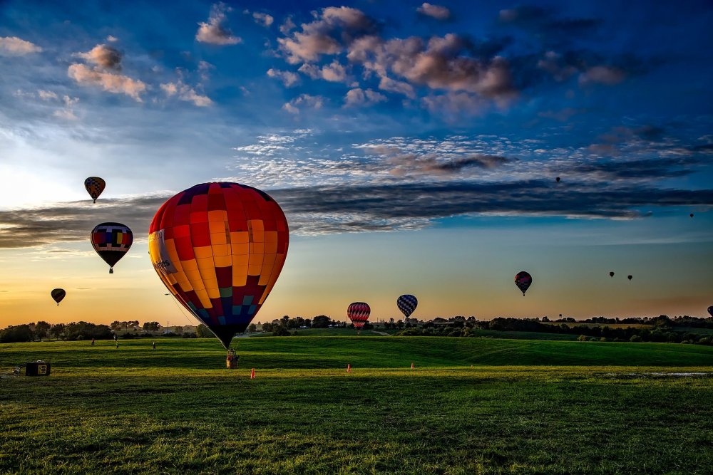 Фестиваль воздушных шаров в Нью-Мексико