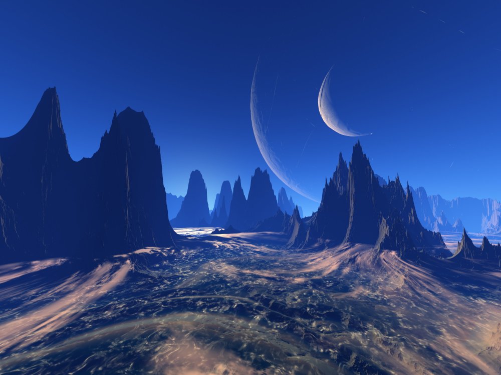 Фантастические пейзажи других планет