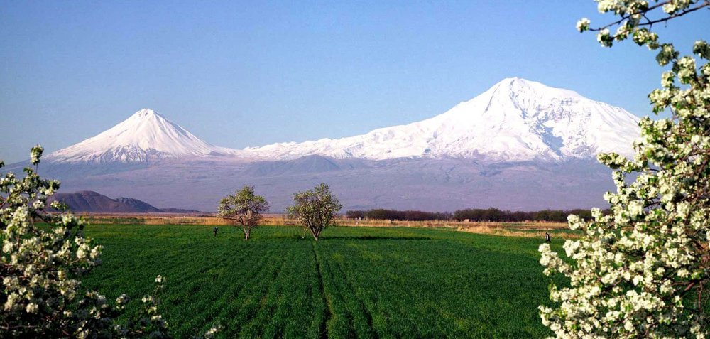 Гора Арарат с Араратской Долиной