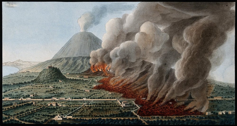 Кратер вулкана Везувий
