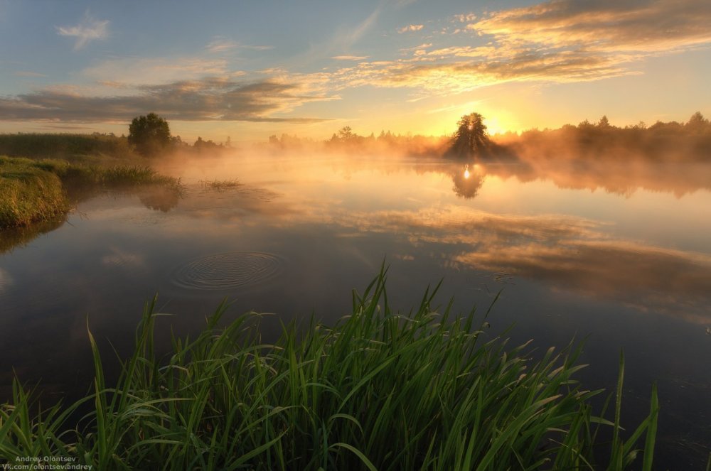 Владимирская область. Утро на реке Шередарь