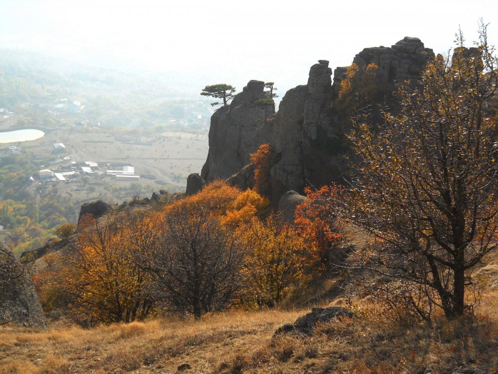 Крым горы осень