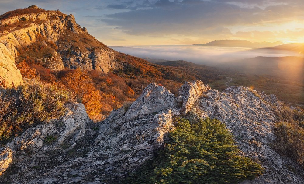 Крымские горы осенью
